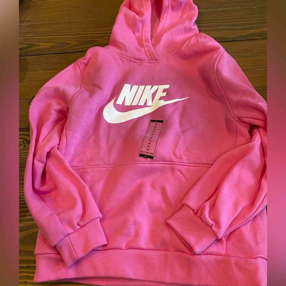 Youth Nike Hoodie brand new hot pink size XL.